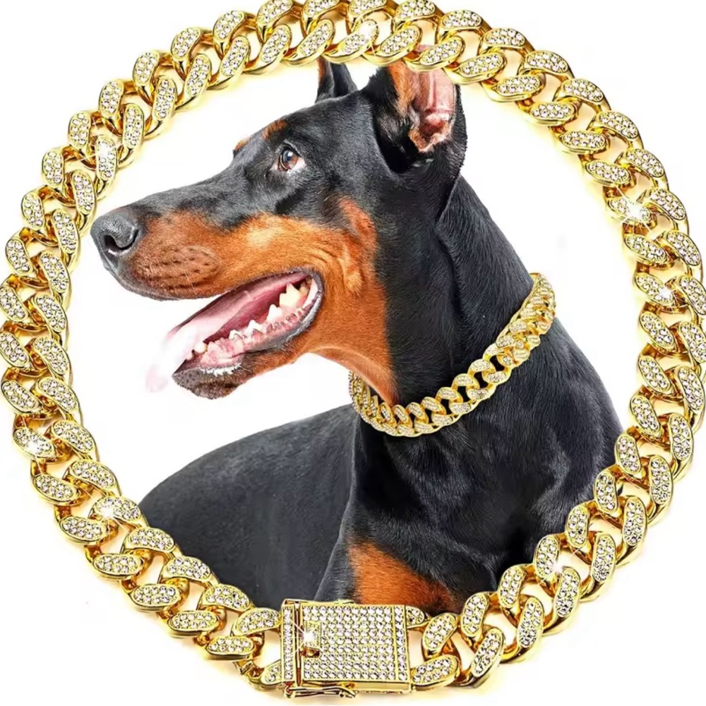 Luxury Gold Dog Collar